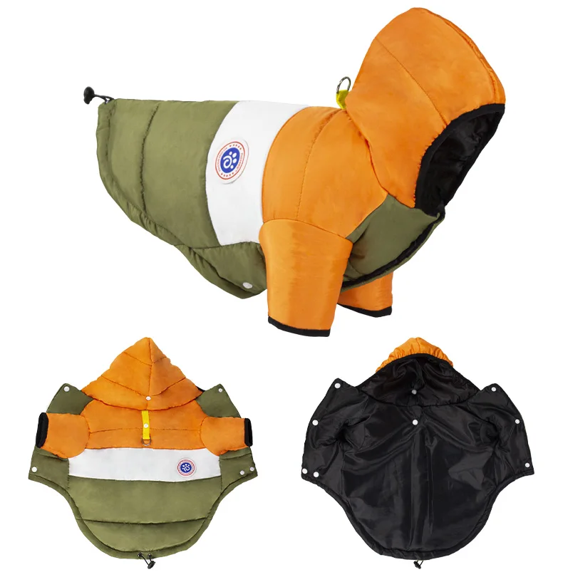Waterproof Warm Winter Pet Jacket Cotton Puppy Costume French Bulldog Outfit Coat Chihuahua Clothing Vest For Small Dogs Suit