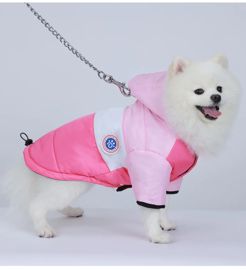 Waterproof Warm Winter Pet Jacket Cotton Puppy Costume French Bulldog Outfit Coat Chihuahua Clothing Vest For Small Dogs Suit