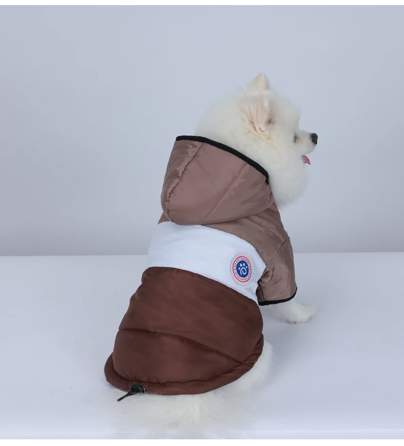 Waterproof Warm Winter Pet Jacket Cotton Puppy Costume French Bulldog Outfit Coat Chihuahua Clothing Vest For Small Dogs Suit