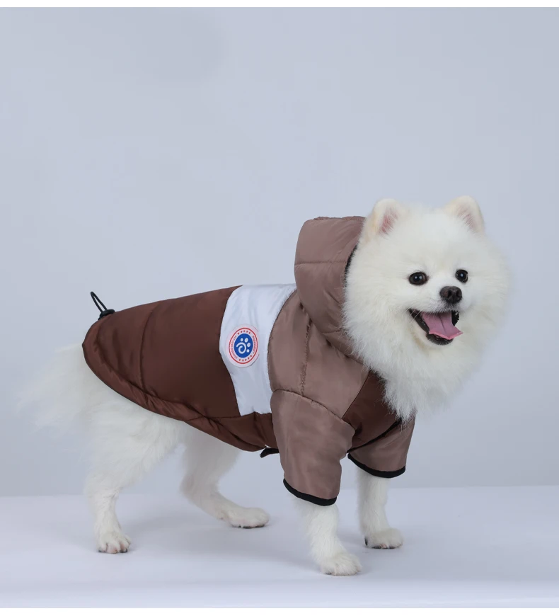 Waterproof Warm Winter Pet Jacket Cotton Puppy Costume French Bulldog Outfit Coat Chihuahua Clothing Vest For Small Dogs Suit