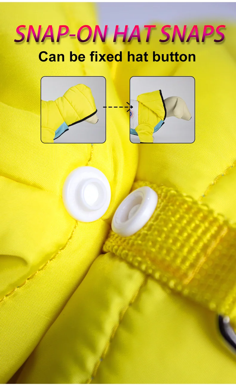 Waterproof Warm Winter Pet Jacket Cotton Puppy Costume French Bulldog Outfit Coat Chihuahua Clothing Vest For Small Dogs Suit