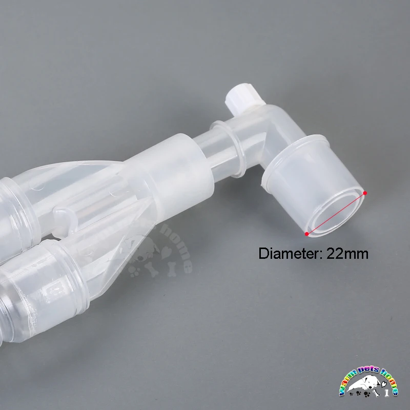 Anesthesia Breathing Circuit Corrugated Tube Anesthesia Ventilator Breathing Circuits Veterinary Instrument