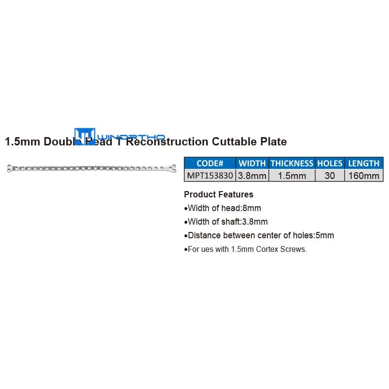 AO reconstruction LC-DCP cuttable plates veterinary orthopedic instruments pet animal surgical Compression winortho tplo