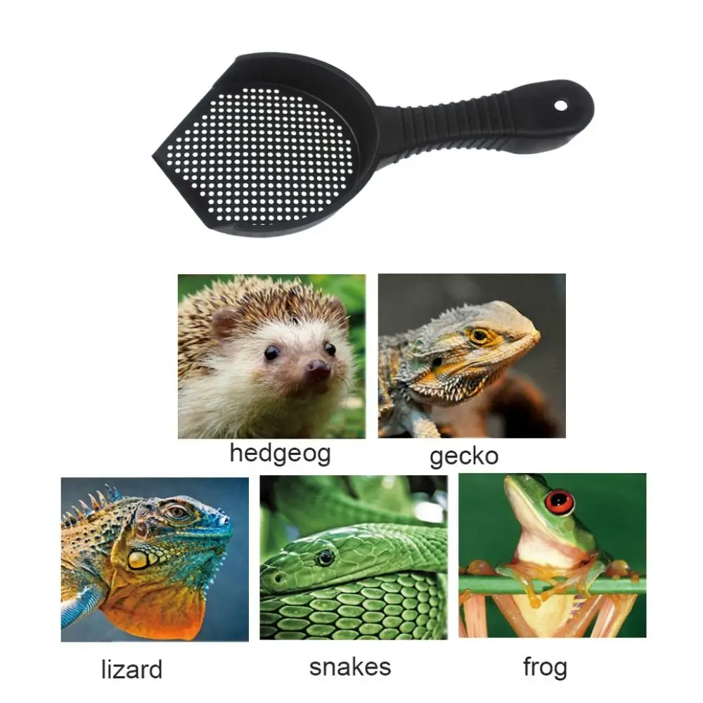 Cat Kitty Litter Scoop Small Holes Fine Litter Scooper Shovel for Cat Dog Rabbits Hamster Snake Sifter Scoop Cat Litter Scoop
