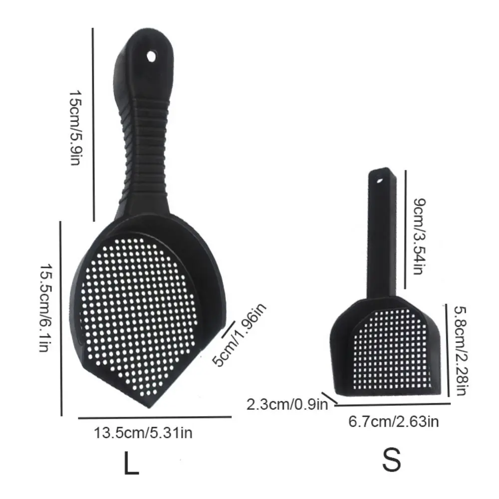 Cat Kitty Litter Scoop Small Holes Fine Litter Scooper Shovel for Cat Dog Rabbits Hamster Snake Sifter Scoop Cat Litter Scoop