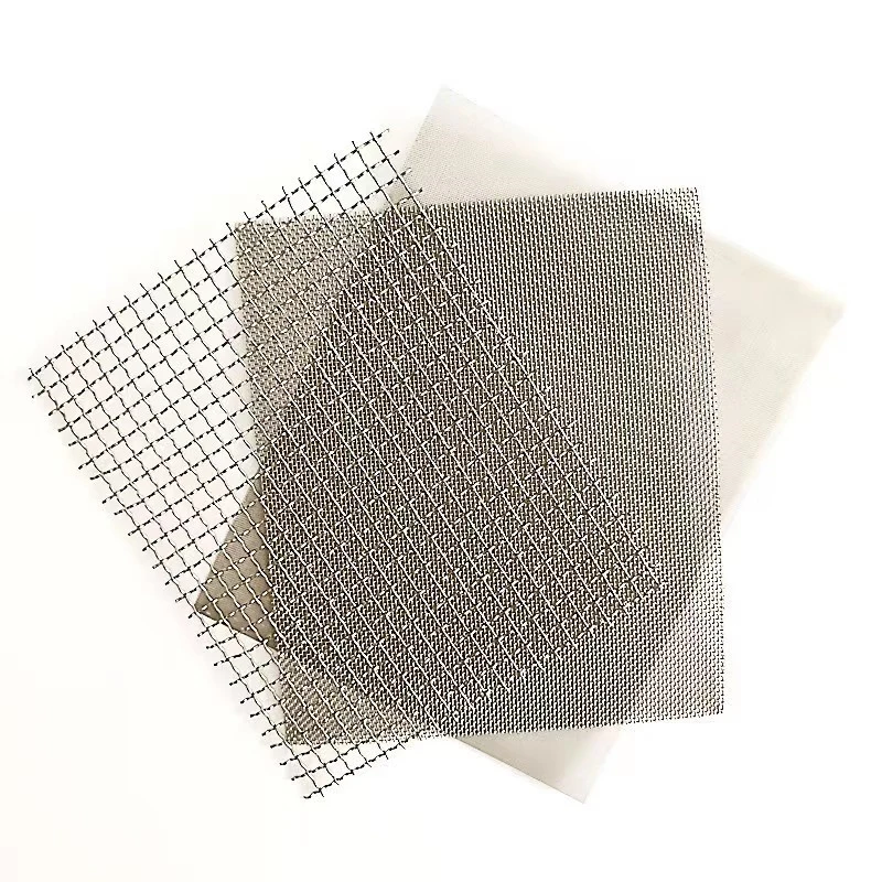 Stainless steel filter screen 10/20 Mesh Woven Wire Screening Filter Sheet Aquarium Fish Tank Decoration Plants Moss Net 2/5Pcs