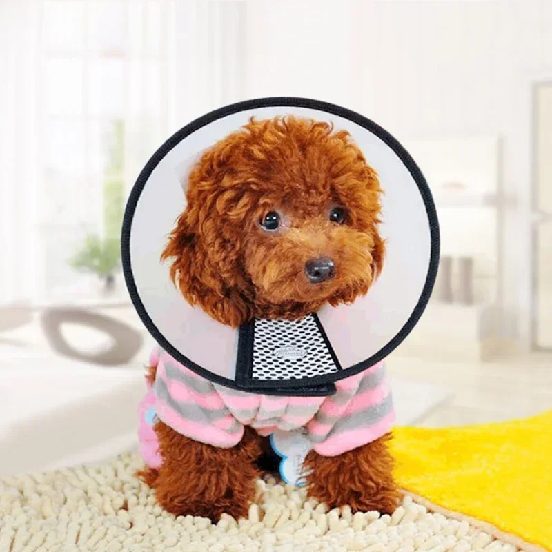 Pet Elizabeth Collar Puppy Anti Bite Grasping Collar for Small Large Dogs Recovery Cone Ring Cats Neck Wound Healing Accessories