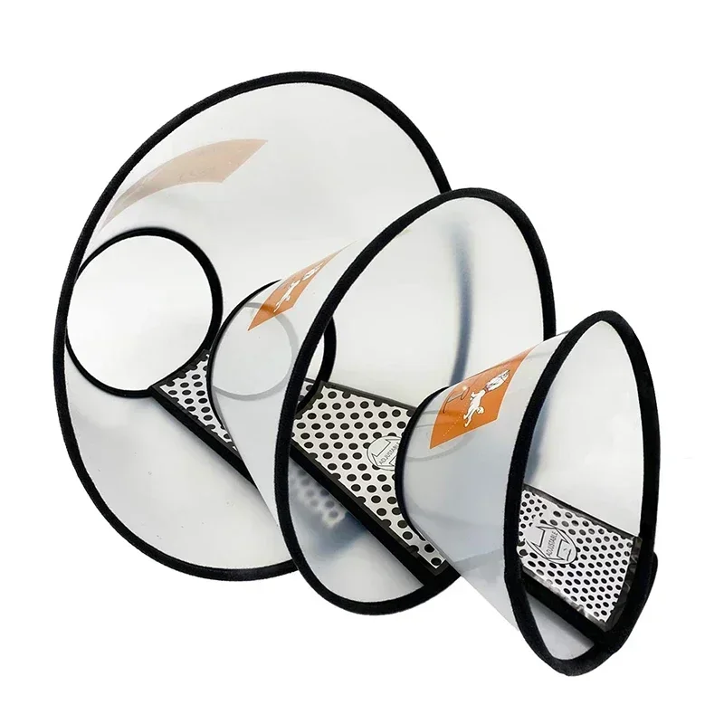 Pet Elizabeth Collar Puppy Anti Bite Grasping Collar for Small Large Dogs Recovery Cone Ring Cats Neck Wound Healing Accessories