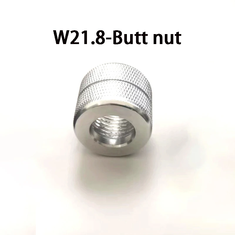 ZRDR Aquarium CO2 Regulator Nut Connector, W21.8 G5/8 CGA320 M22 Nut Connector, Fish Tank CO2 Fitting Sealing Ring