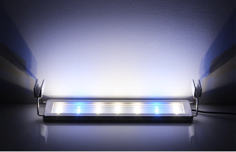 220V Strip Aquarium Light LED Waterproof Fish Tank Clip Light Underwater Decor Lighting Submersible Lamp Plant Grow Lamp 18-48cm