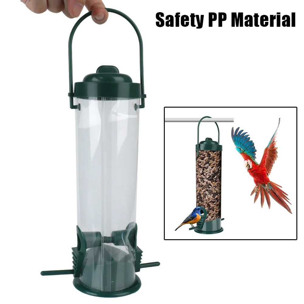 Pet Supplies Bird Feeder Bird Feeding Tool Outdoor Decoration Garden Paddock Wild Bird Seed Feeder Hanging Bird Tableware