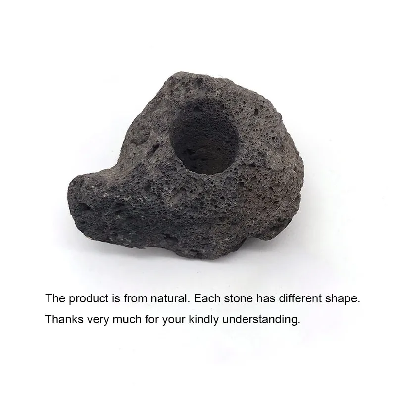 Volcanic Aquarium Decoration Fish Tank Plant Fixing Pot Polka Water Plants Potted Planting Cup Aquarium Accessories Filter Black