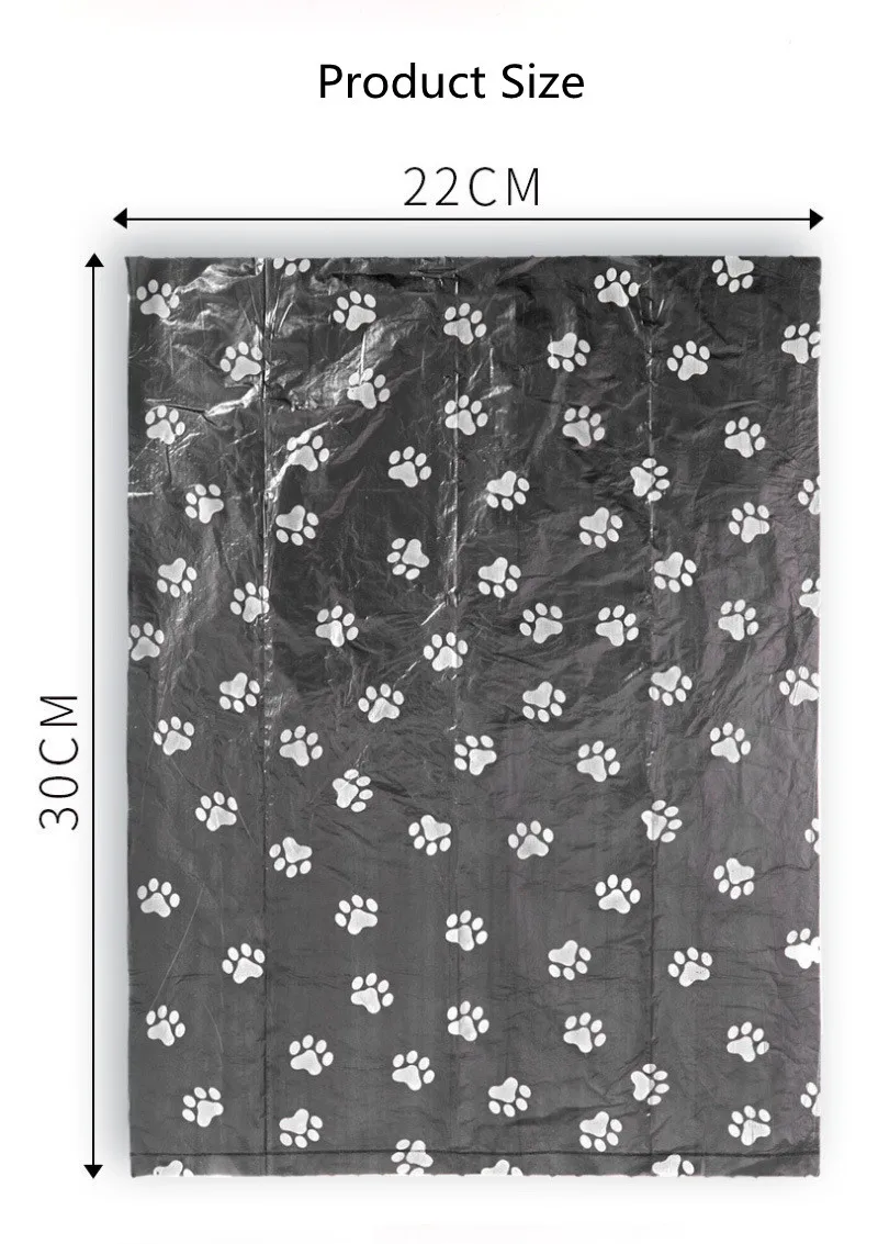 Dog Poop Bag for Dog Pets Waste Garbage Bags Carrier Biodegradable Clean-up Bag Waste Pick Up Pets Products for Dogs