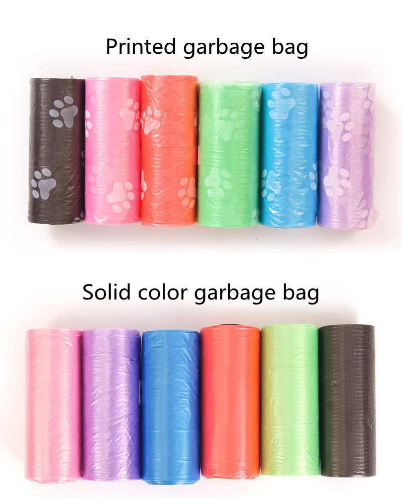 Dog Poop Bag for Dog Pets Waste Garbage Bags Carrier Biodegradable Clean-up Bag Waste Pick Up Pets Products for Dogs