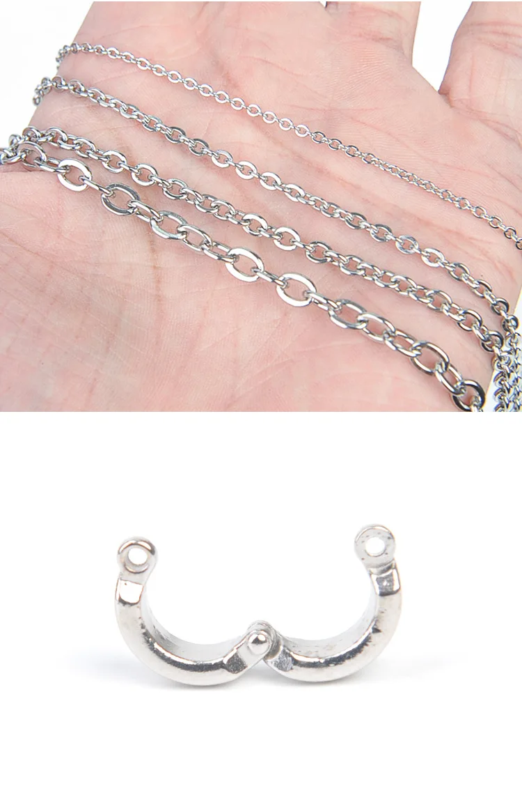 Dr.DC Bord Stainless Steel Chain Parrot Anti-flying Traction Rope Bird Feet Bracelet Alloy Foot Ring Pet Bird Travel Supplies