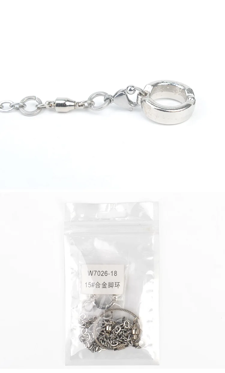 Dr.DC Bord Stainless Steel Chain Parrot Anti-flying Traction Rope Bird Feet Bracelet Alloy Foot Ring Pet Bird Travel Supplies