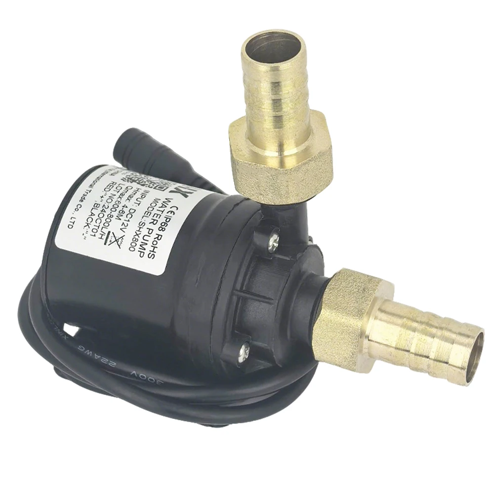 DC12V 24V Water Pumps Lift 5M 800L/H Solar Brushless Motor Water Circulation Water Pump Ceramic Shaft Ultra Quiet Submersibles