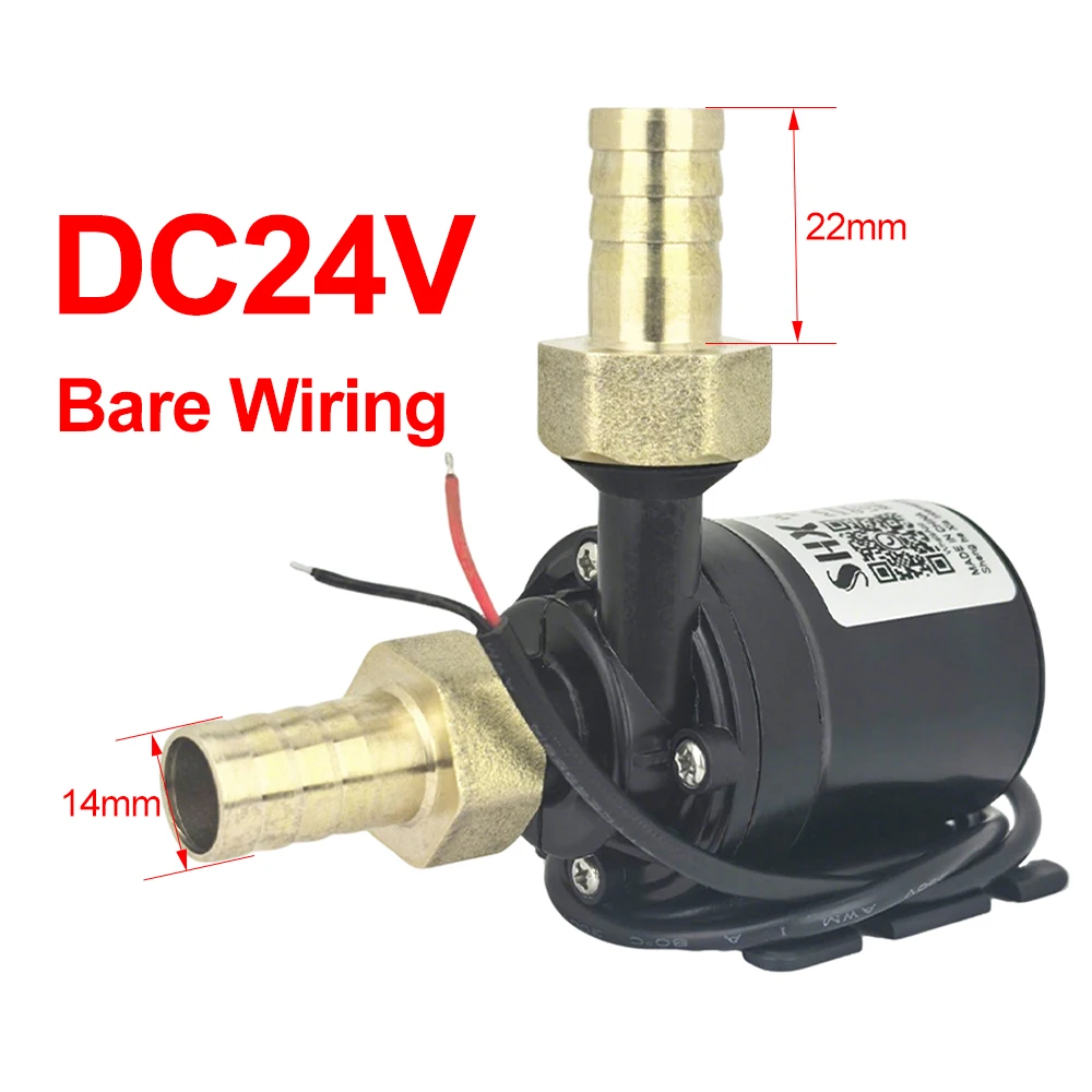 DC12V 24V Water Pumps Lift 5M 800L/H Solar Brushless Motor Water Circulation Water Pump Ceramic Shaft Ultra Quiet Submersibles