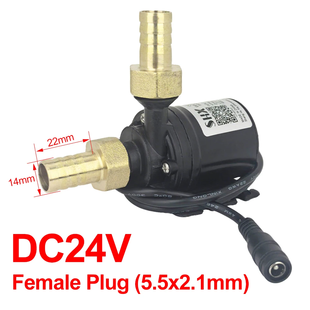 DC12V 24V Water Pumps Lift 5M 800L/H Solar Brushless Motor Water Circulation Water Pump Ceramic Shaft Ultra Quiet Submersibles