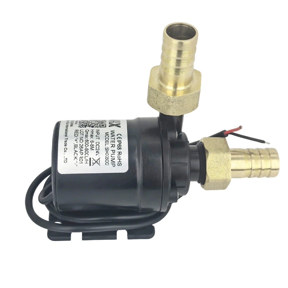 DC12V 24V Water Pumps Lift 5M 800L/H Solar Brushless Motor Water Circulation Water Pump Ceramic Shaft Ultra Quiet Submersibles