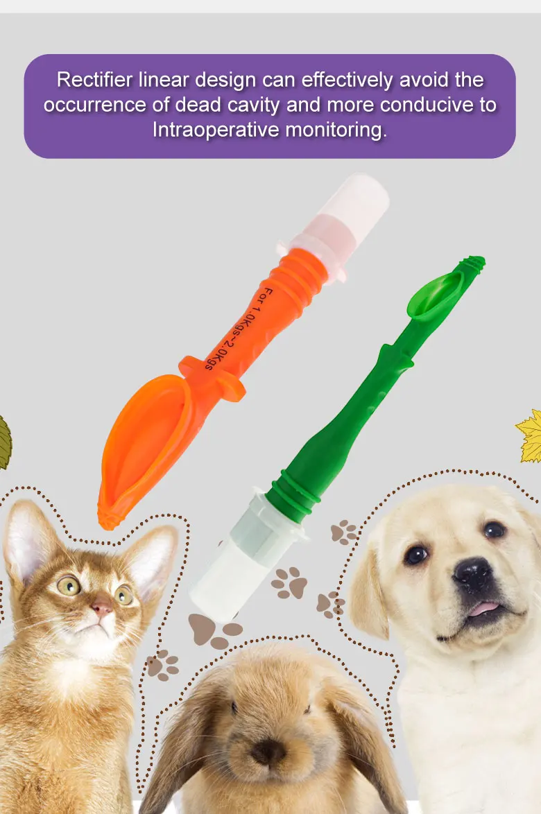 Tierarzt Cat Blind Intubation Tube Dog Blind Intubation Tube Rabbit Supraglottic Airway ET Tube Medical Soft Gel Set