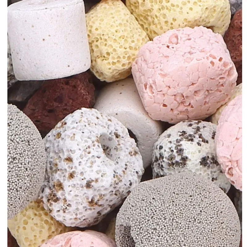 100g 10 Types Aquarium Bio Balls Biochemical Ball Filter Media for Aquarium Filter Accessories for Fish Tank
