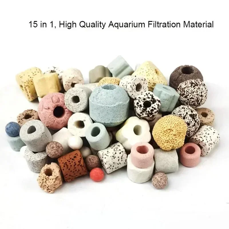 100g 10 Types Aquarium Bio Balls Biochemical Ball Filter Media for Aquarium Filter Accessories for Fish Tank