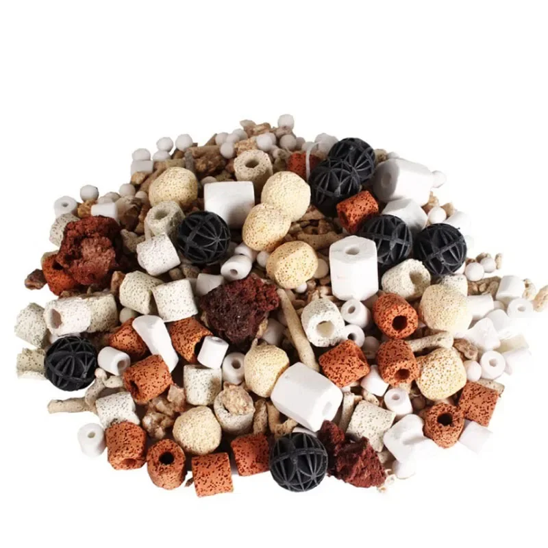 100g 10 Types Aquarium Bio Balls Biochemical Ball Filter Media for Aquarium Filter Accessories for Fish Tank