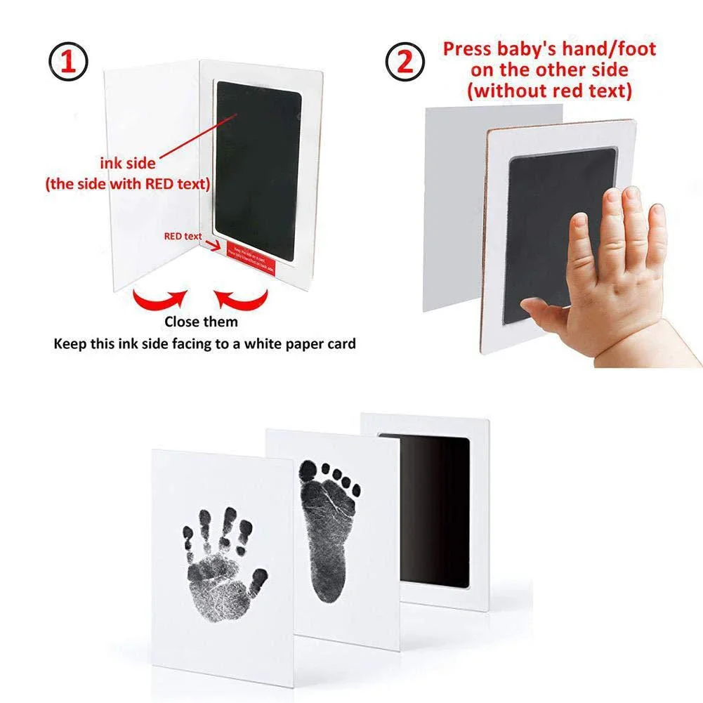 Cat Dog Paw Print Ink Kit Pad Safe Non-toxic Easy DIY Clean Touch Inkless Pet Souvenir