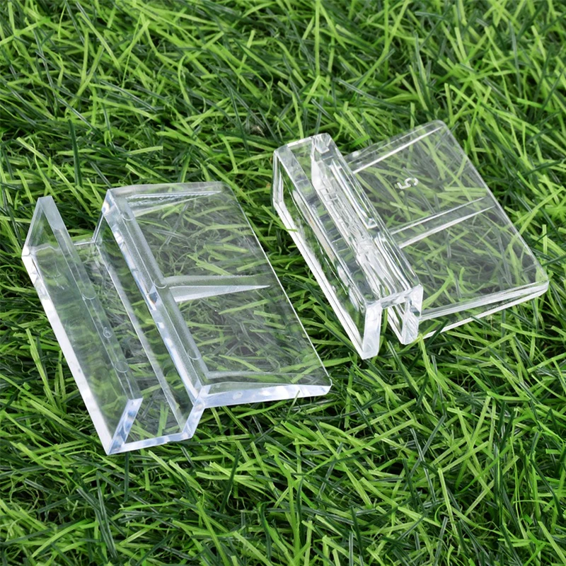 8Pcs 5/6/8/10/12mm Aquarium Acrylic Clip Glass Cover Support Holders Accessories Transparent Fish Tank Cover Plate Bracket Clamp