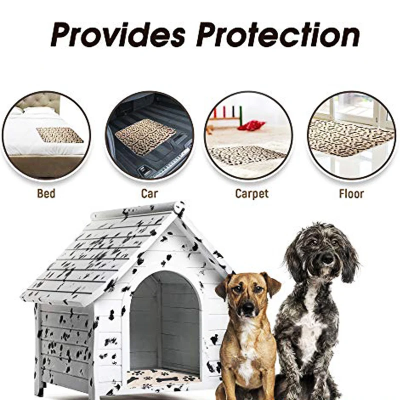 Washable Pee Pads for Dogs Winter Large Reusable Puppy Pet Training Floor Mats Absorbent Leakproof Whelping Potty and Crate Use