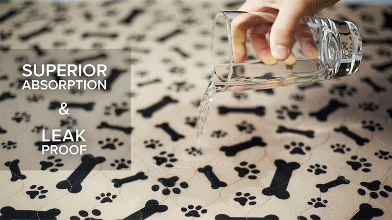 Washable Pee Pads for Dogs Winter Large Reusable Puppy Pet Training Floor Mats Absorbent Leakproof Whelping Potty and Crate Use