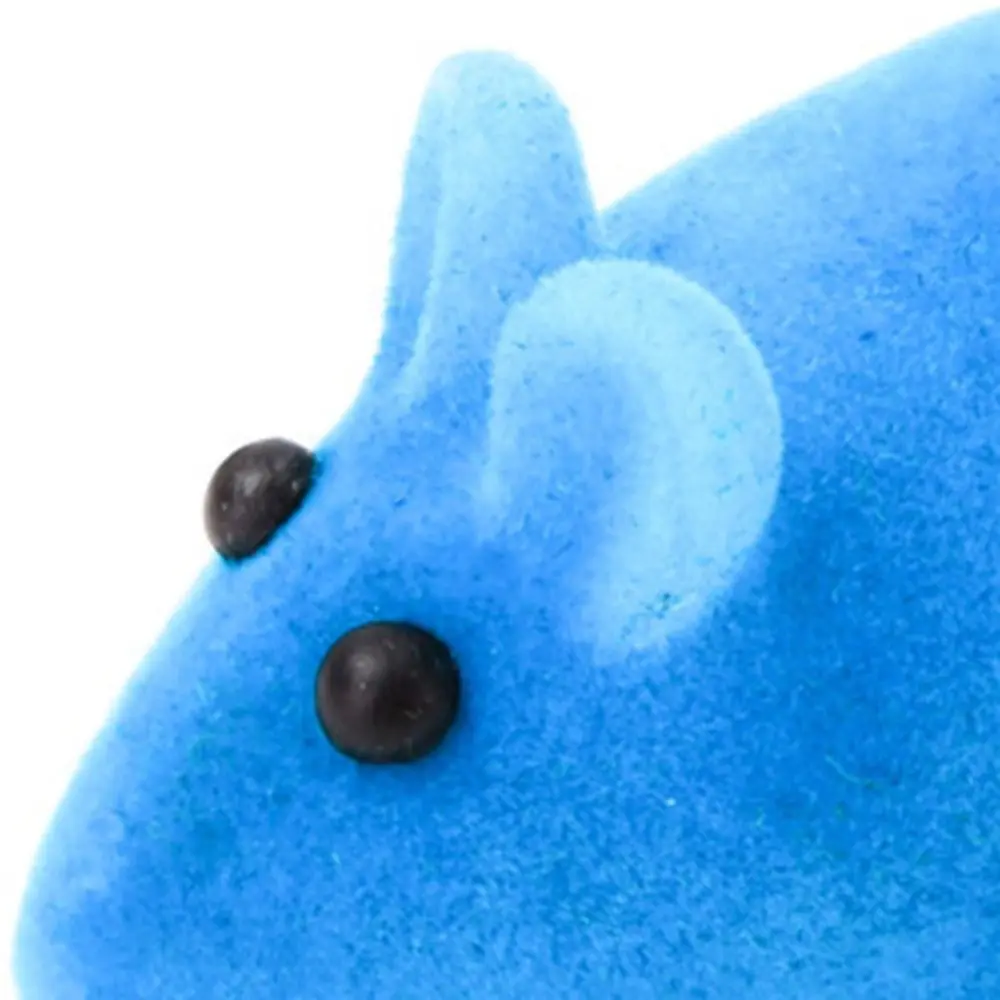 Rubber Cat Toy New Sound Mouse Model Kitten Interactive Toy Playing Teasing Plush Cat Teaser Toy Pet