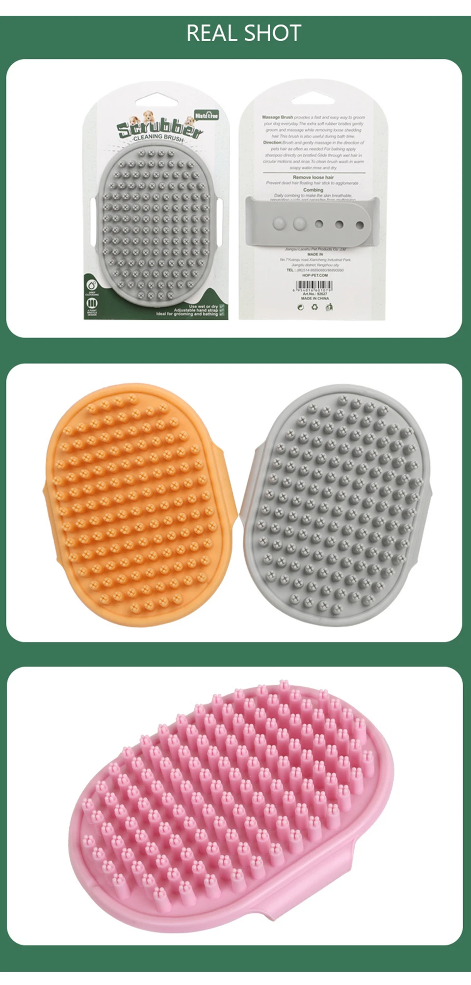 NONOR Dog Pet Grooming Glove Cat Brush Comb Deshedding Hair Gloves Dogs Bath Cleaning Supplies Animal Combs