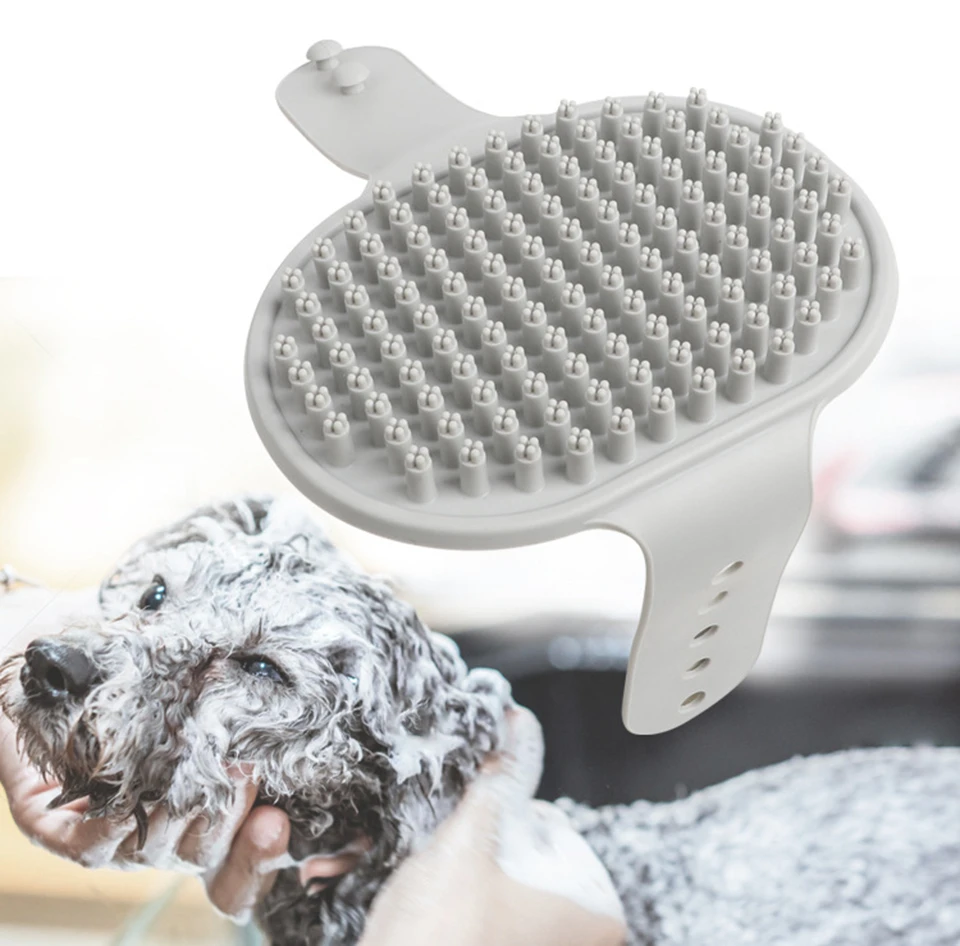 NONOR Dog Pet Grooming Glove Cat Brush Comb Deshedding Hair Gloves Dogs Bath Cleaning Supplies Animal Combs