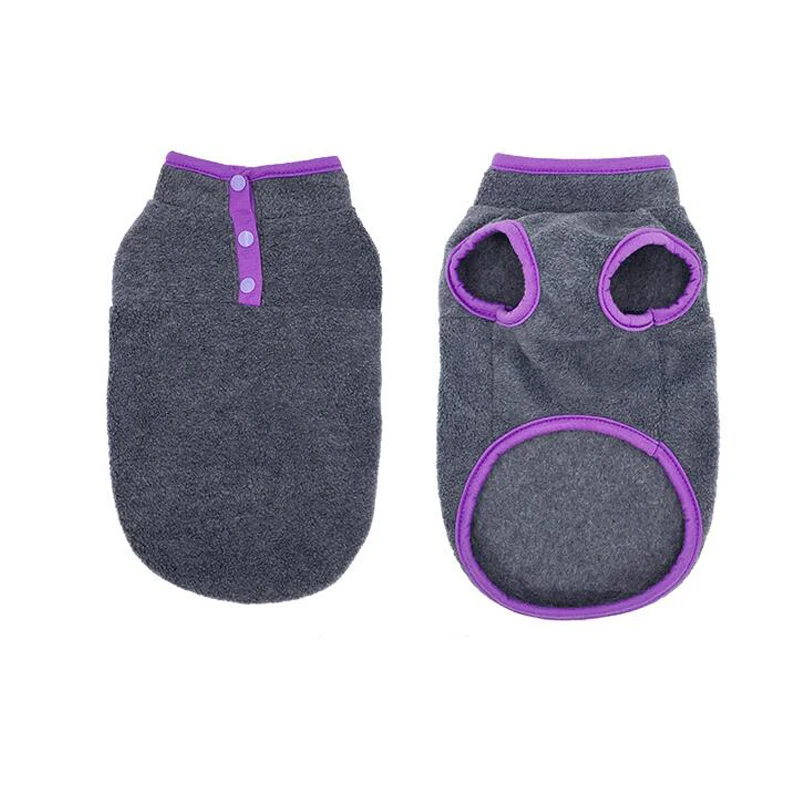 Winter Dog Clothes Soft Fleece Warm Puppy Cat Vest For Small Dogs Shih Tzu Chihuahua Jacket Pug French Bulldog Coat Pet Costume