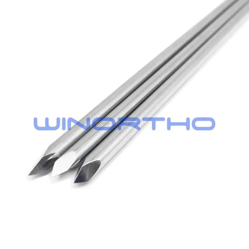 10pcs Stainless steel K Wire kirschner dia0.8/1.0/1.2/1.4/1.6/1.8/2.0/2.5/3.0x150mm Single end pet Orthopedic Instruments
