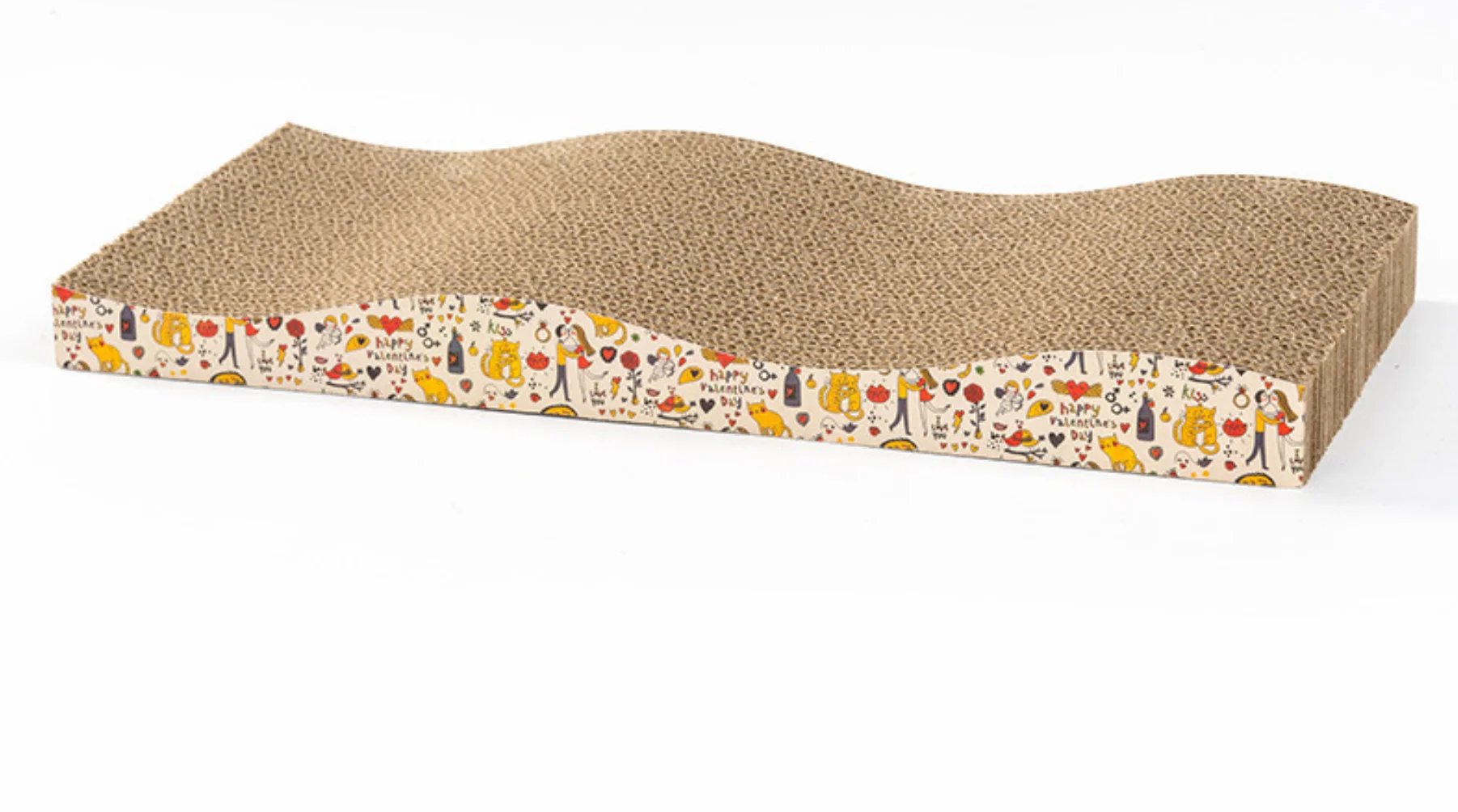 Cat Toys Pet Cat Scratching Board Corrugated Cardboard Pad Grinding Nails Interactive Protecting Furniture Cats Scratcher Toy