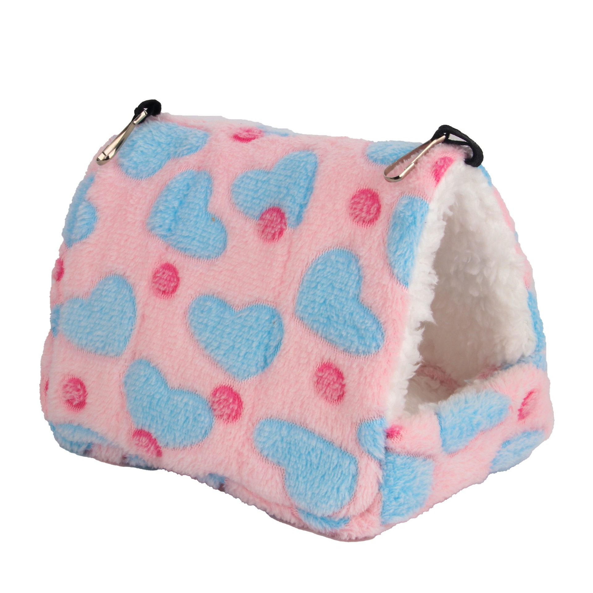Random Color Cute Hamster House Winter Thickening Warm Soft Beds Small Animal Nest for Hamster Rabbit Squirrel Pet Mini Cage