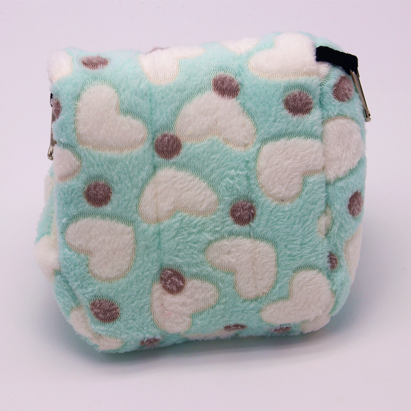 Random Color Cute Hamster House Winter Thickening Warm Soft Beds Small Animal Nest for Hamster Rabbit Squirrel Pet Mini Cage