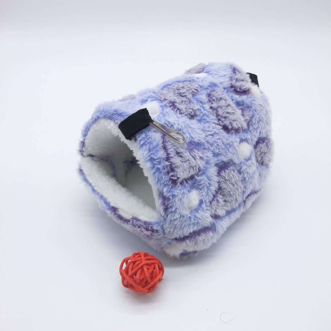 Random Color Cute Hamster House Winter Thickening Warm Soft Beds Small Animal Nest for Hamster Rabbit Squirrel Pet Mini Cage