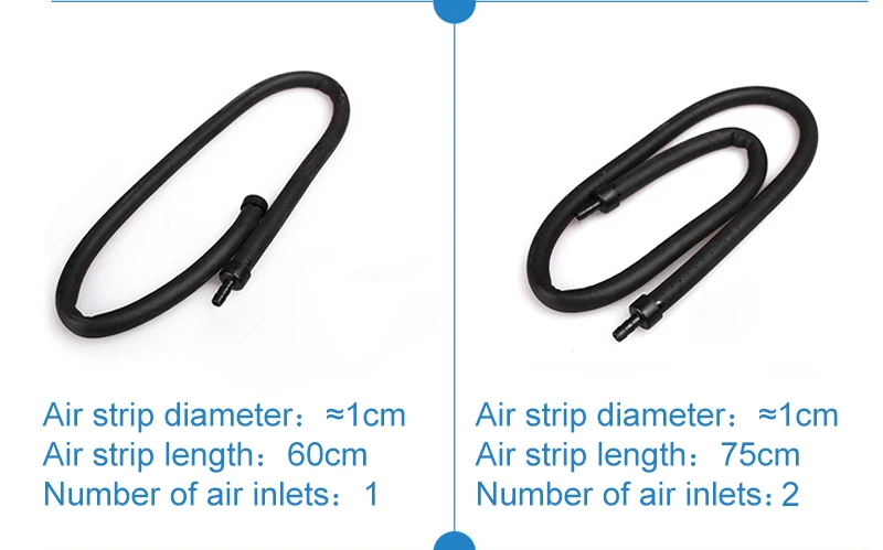 Aquarium Air Pump Oxygen Air Bubble Tube Aerator for Fish Tank Waterscape Bendable Air Stone Pipe Strip Diffuser Accessories