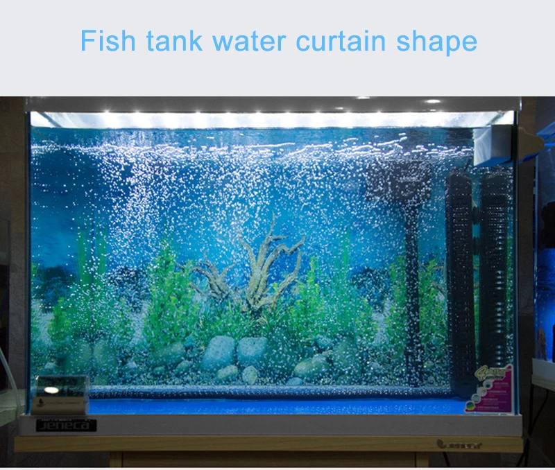 Aquarium Air Pump Oxygen Air Bubble Tube Aerator for Fish Tank Waterscape Bendable Air Stone Pipe Strip Diffuser Accessories