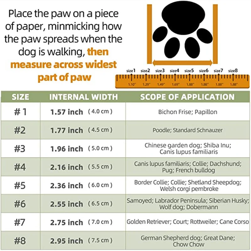 4pcs/set Pet Dog Shoes Reflective Waterproof Dog Boots Warm Snow Rain Pets Booties Anti-slip Socks Footwear For Medium Large Dog
