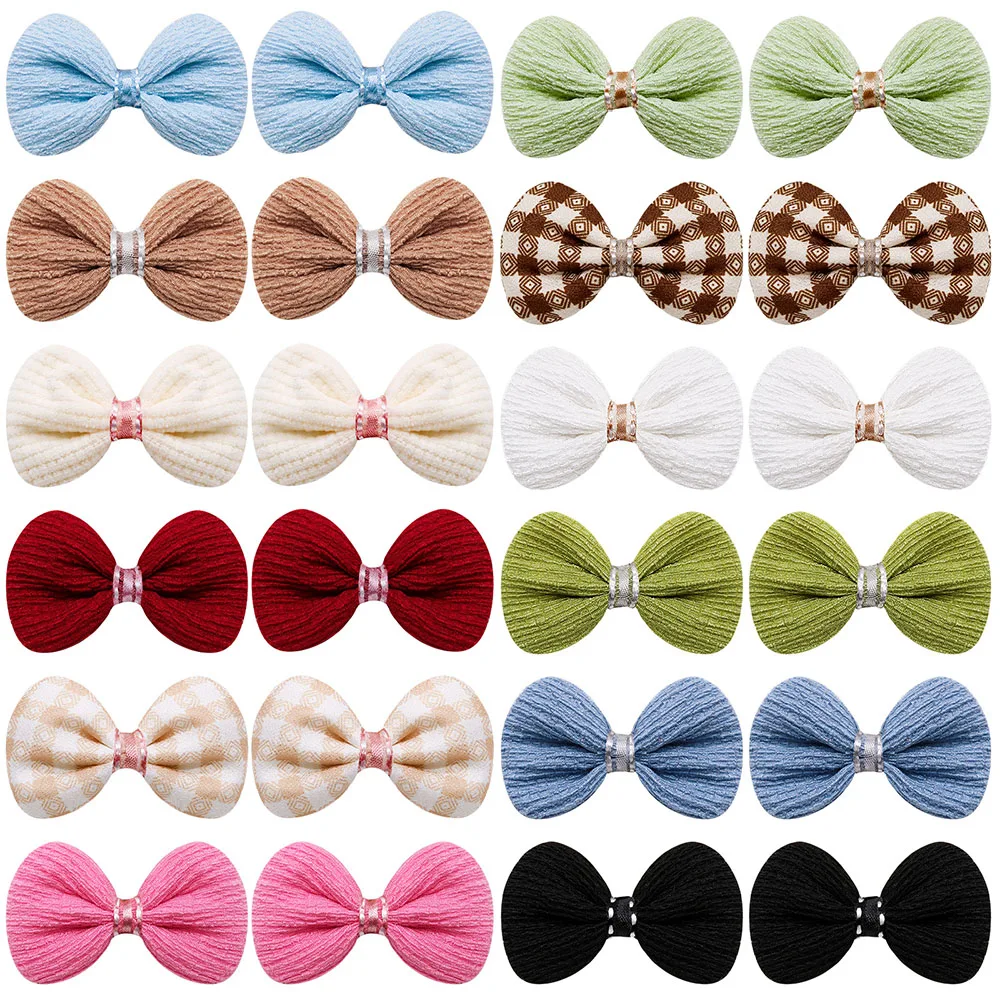 30PCS Handmake Pet Cat Dog Bow Hairpin Cute Hair Clips for Small Dogs Headwear Dog Grooming Accessories Pet Supplies