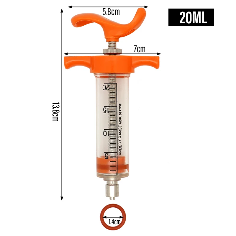 10mlML 20ML Bird Feeding Syringe Rearing Crop Needle Medication Tube Cage Birds Mice Parrot Fledgling Feeding Syringe Feed Tool
