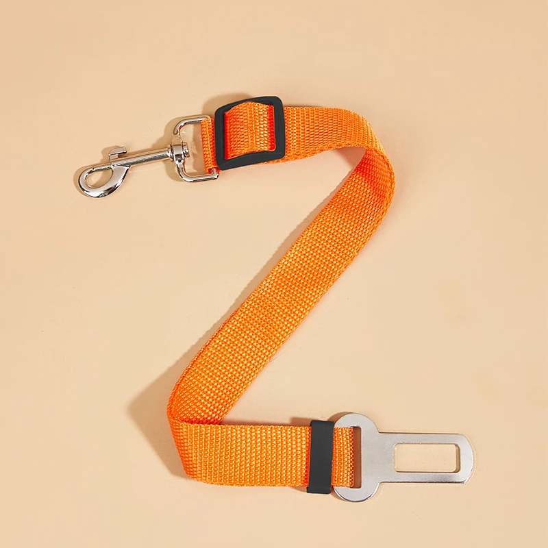 Adjustable Pet Cat Dog Car Seat Belt Pet Seat Vehicle Dog Harness Lead Clip Safety Lever Traction Dog Collars Dog Accessoires