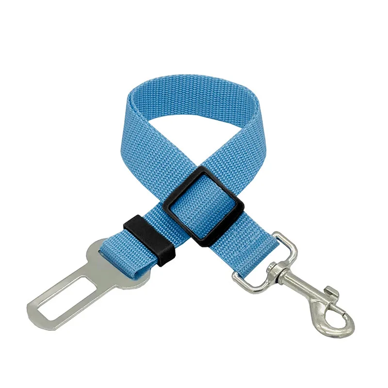 Adjustable Pet Cat Dog Car Seat Belt Pet Seat Vehicle Dog Harness Lead Clip Safety Lever Traction Dog Collars Dog Accessoires