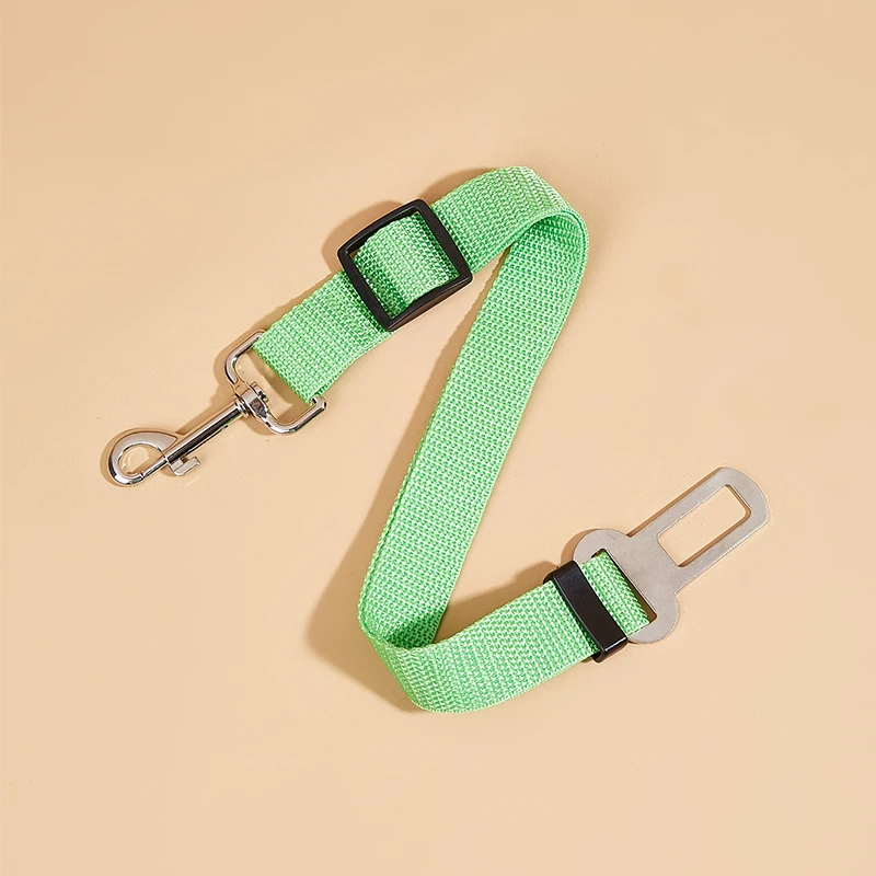 Adjustable Pet Cat Dog Car Seat Belt Pet Seat Vehicle Dog Harness Lead Clip Safety Lever Traction Dog Collars Dog Accessoires