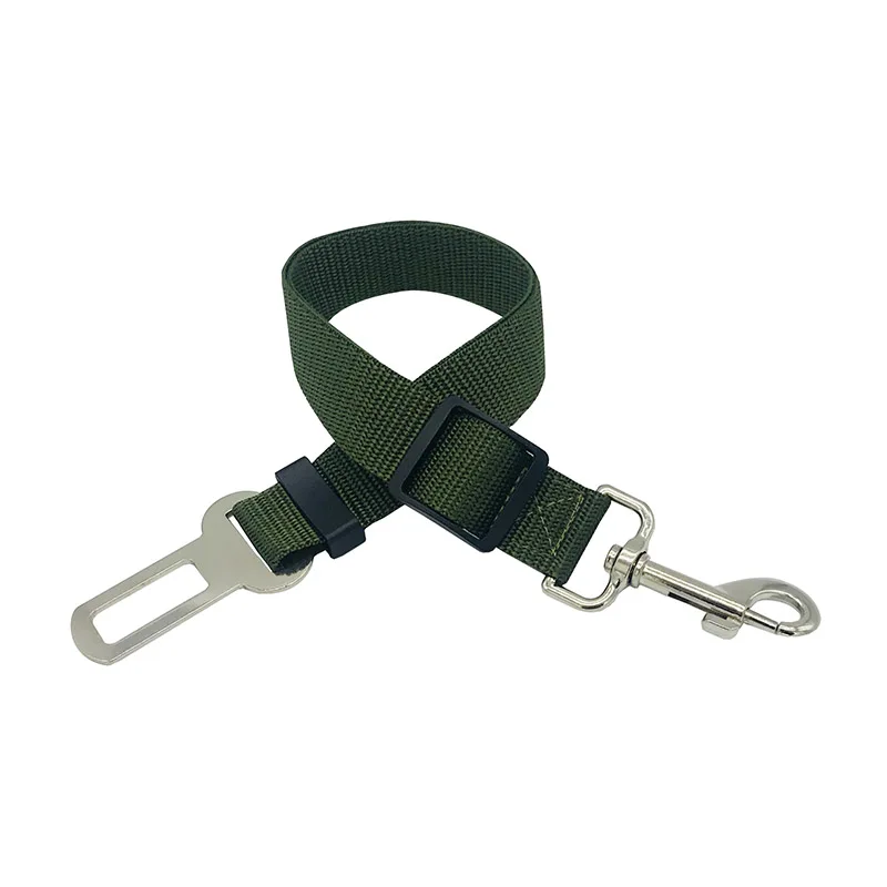 Adjustable Pet Cat Dog Car Seat Belt Pet Seat Vehicle Dog Harness Lead Clip Safety Lever Traction Dog Collars Dog Accessoires